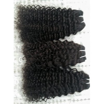 Peruvian steamed curly hair